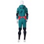 Vestito Maschera Carnevale Simil My Hero Costume Cosplay Deku Accademia MYHER02